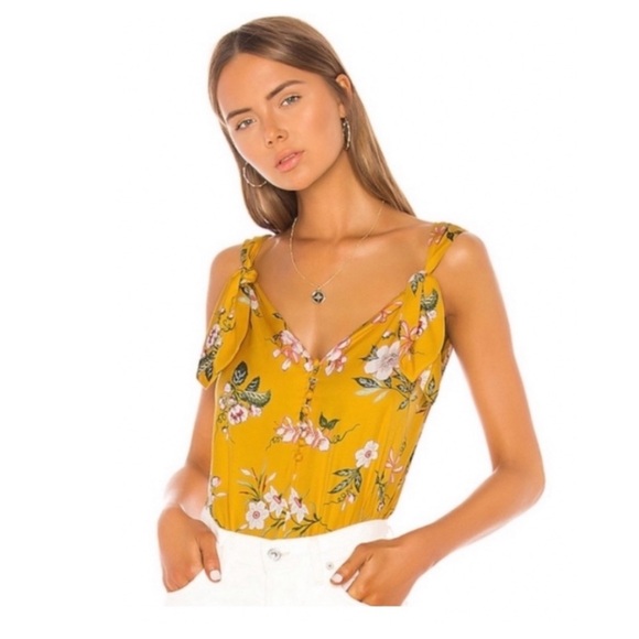 Rebecca Taylor Lita Sleeveless Floral Blouse.